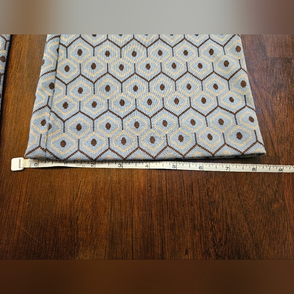 Cabi Mod Geometric Blue Cropped Pant Women Medium - Picture 4 of 11